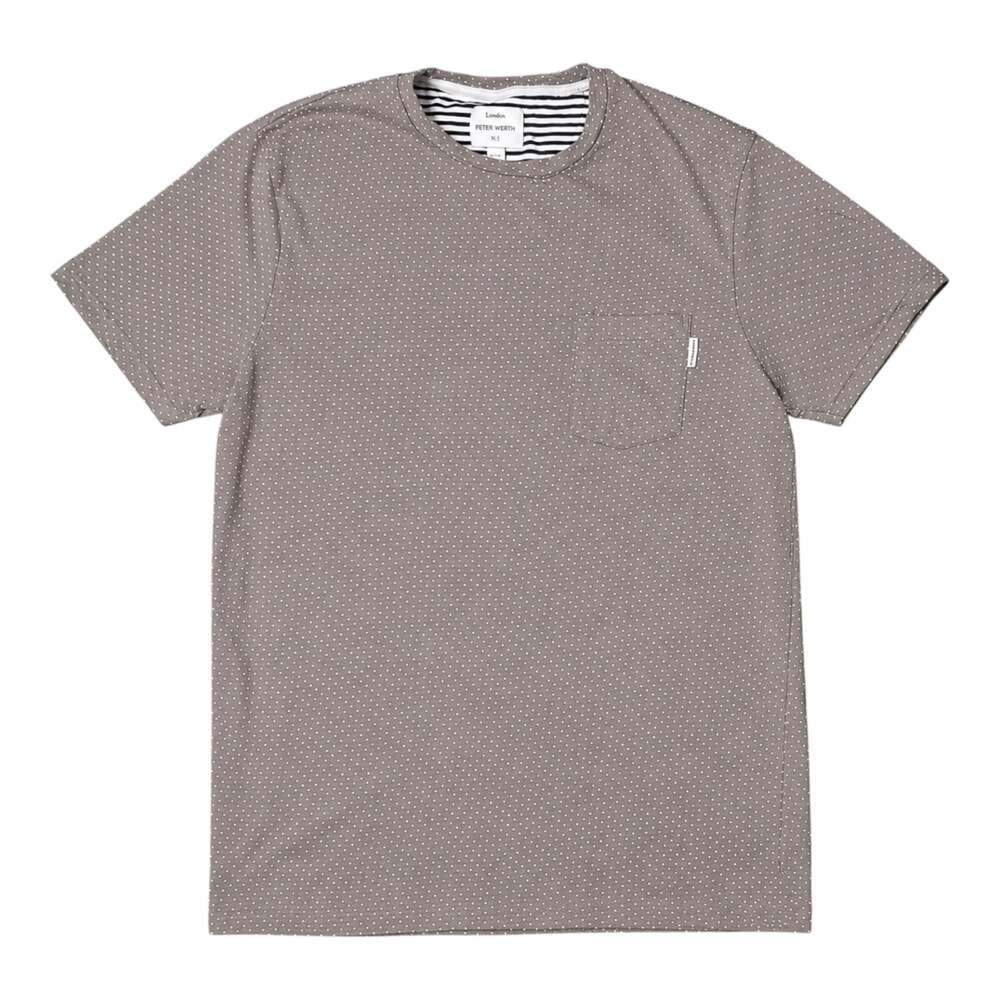 Peter Werth London Polka Dot Pocket T-Shirt Size L